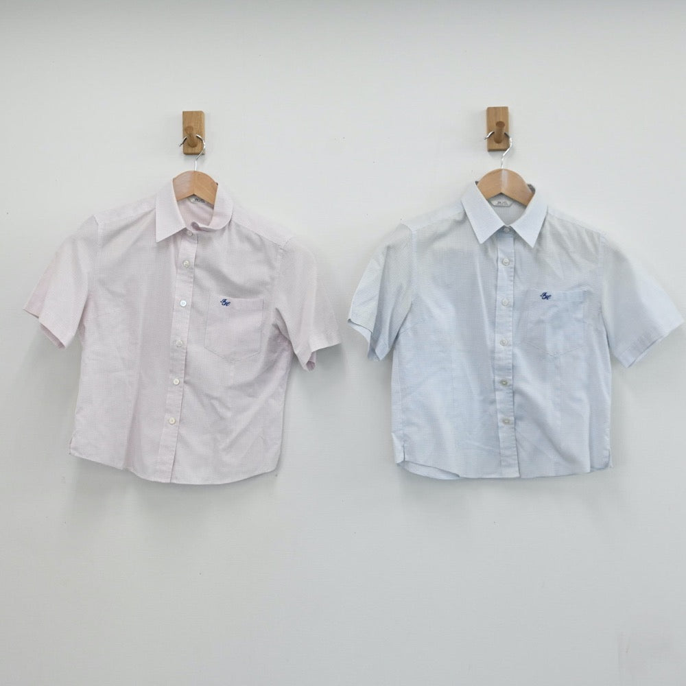 【中古】群馬県 群馬県立伊勢崎高等学校 女子制服 4点（ニットベスト・シャツ・スカート）sf008285