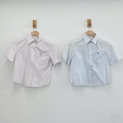 【中古】群馬県 群馬県立伊勢崎高等学校 女子制服 4点（ニットベスト・シャツ・スカート）sf008285