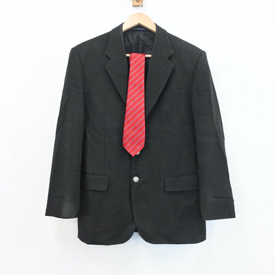 【中古】東京都 東久留米総合高等学校 男子制服 4点（ブレザー・ズボン）sf008290