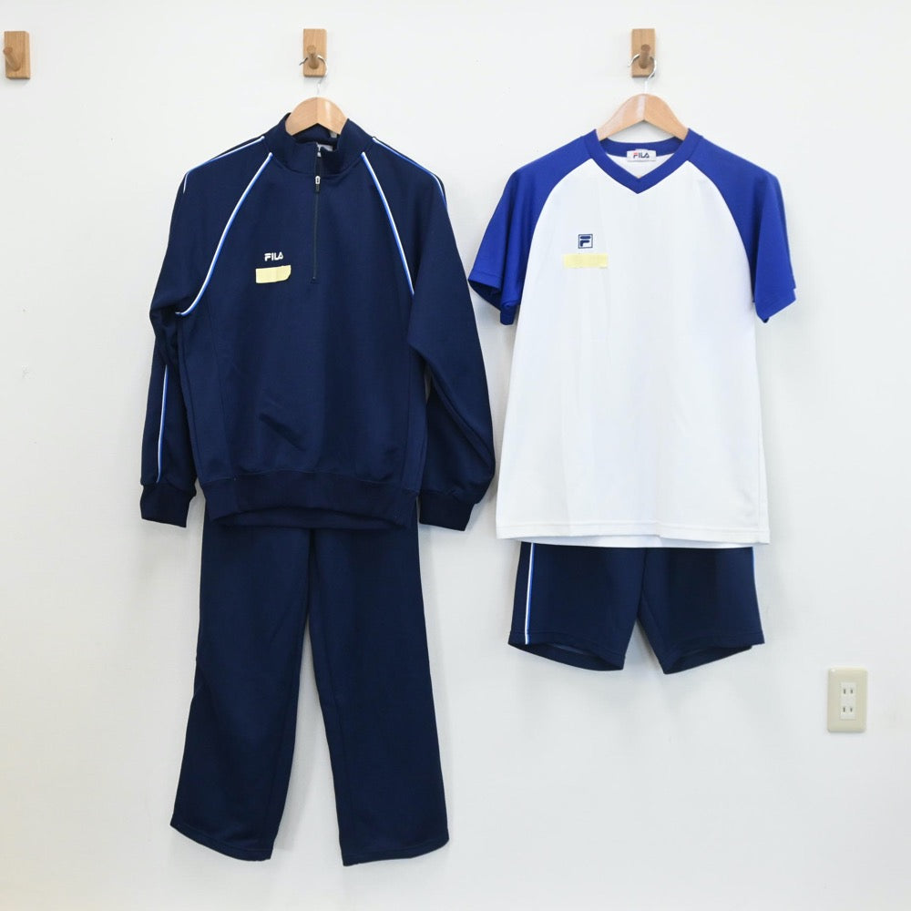 【中古】東京都 保谷高等学校 男子制服 4点（体操服 上・体操服 下・ジャージ 上・ジャージ 下）sf008292