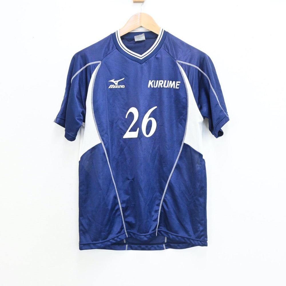【中古】東京都 東久留米総合高等学校　サッカー部ユニフォーム 男子制服 2点（部活ユニフォーム 上）sf008296