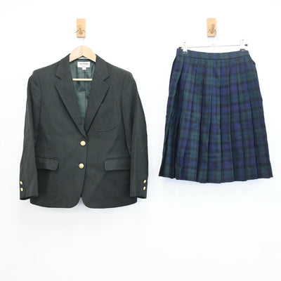 【中古】宮城県 仙台育英高等学校 女子制服 4点（ブレザー・ベスト・スカート）sf008298