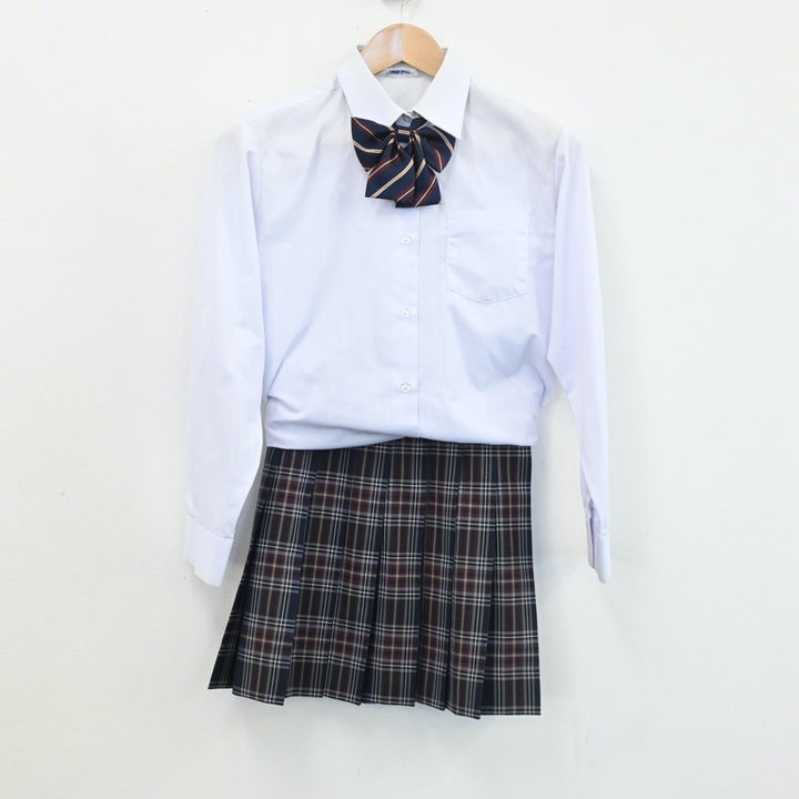 【中古】愛知県 愛知県立守山高等学校 女子制服 4点（ブレザー・シャツ・スカート）sf008304