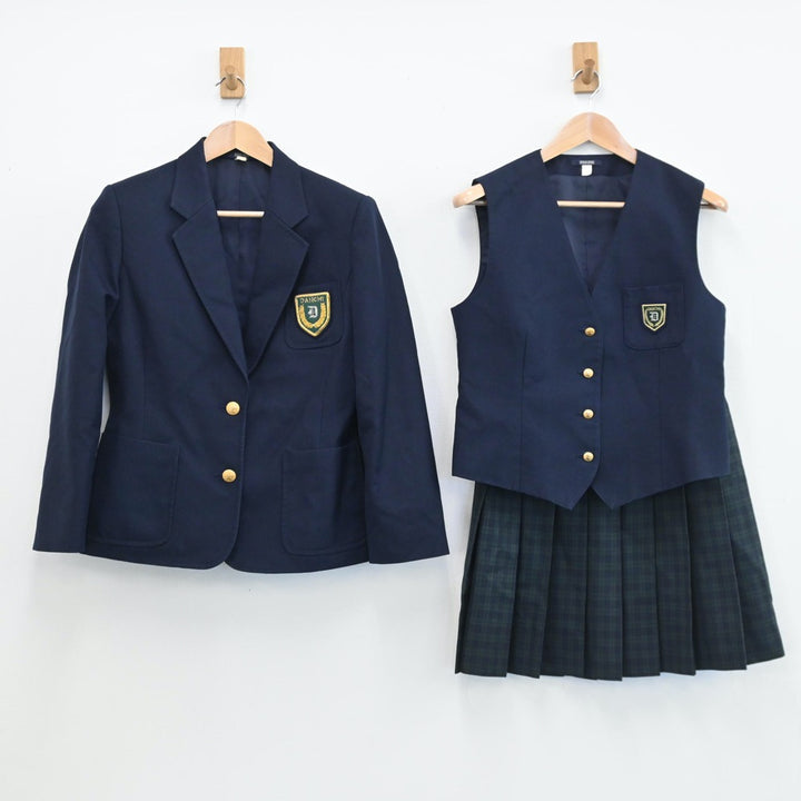 【中古制服】福岡県 福岡第一高等学校 女子制服 3点（ブレザー・ベスト・スカート）sf008314【リサイクル学生服】 | 中古制服通販パレイド