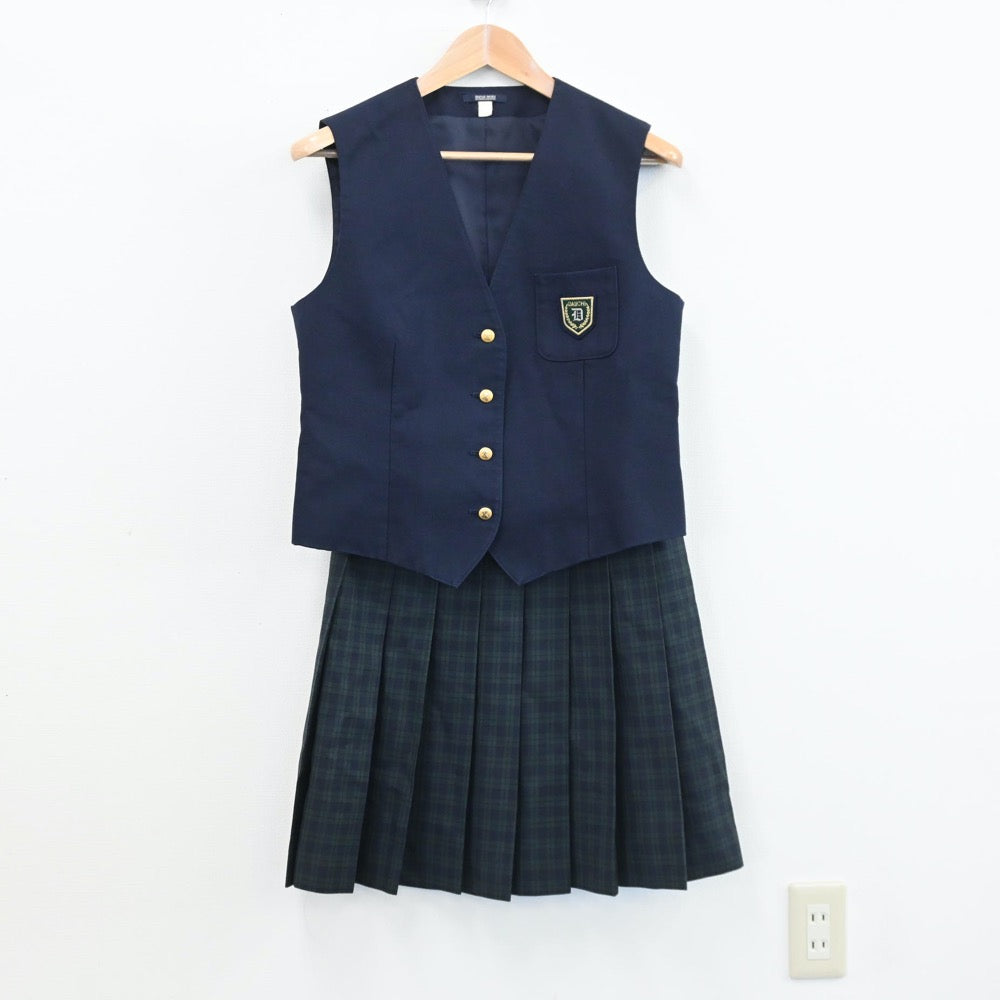 中古制服】福岡県 福岡第一高等学校 女子制服 3点（ブレザー・ベスト・スカート）sf008314【リサイクル学生服】 | 中古制服通販パレイド