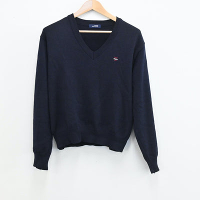 【中古】東京都 早稲田中学校・高等学校 男子制服 2点（ニット・ズボン）sf008319