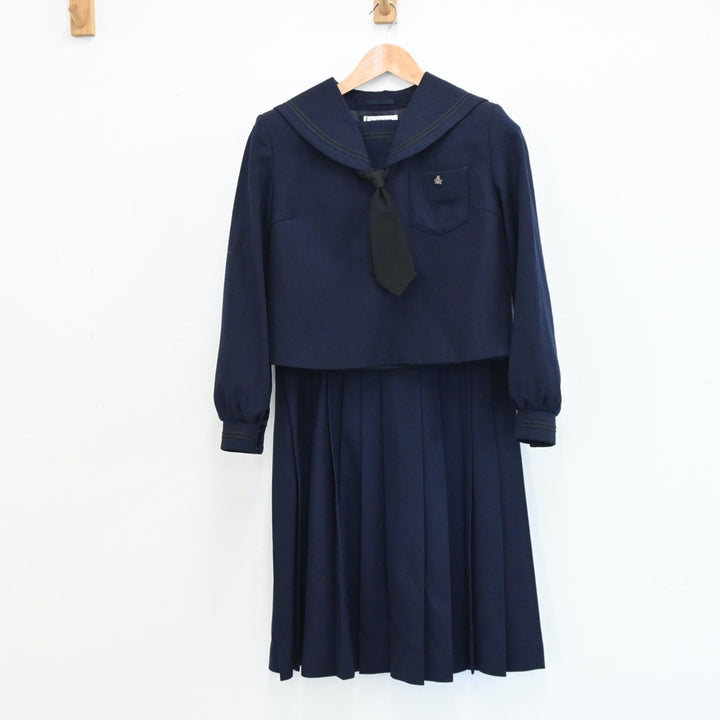 中古制服】北海道 北海道室蘭栄高等学校 女子制服 2点（セーラー服・スカート）sf008343【リサイクル学生服】 | 中古制服通販パレイド