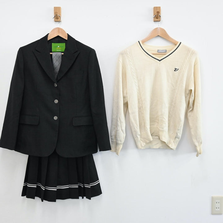 【中古制服】広島県 銀河学院高等学校 女子制服 5点（ブレザー・ニット・スカート）sf008370【リサイクル学生服】 | 中古制服通販パレイド