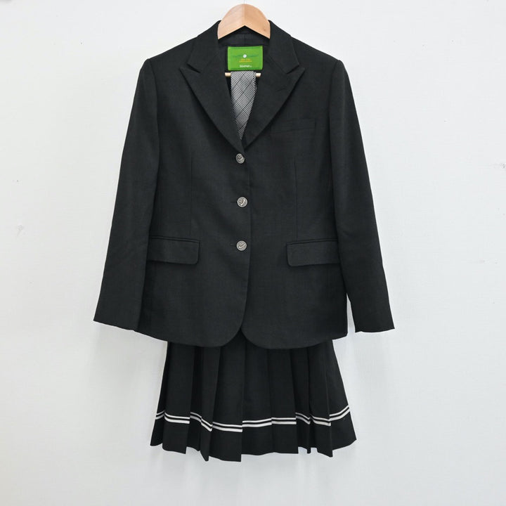 【中古制服】広島県 銀河学院高等学校 女子制服 5点（ブレザー・ニット・スカート）sf008370【リサイクル学生服】 | 中古制服通販パレイド