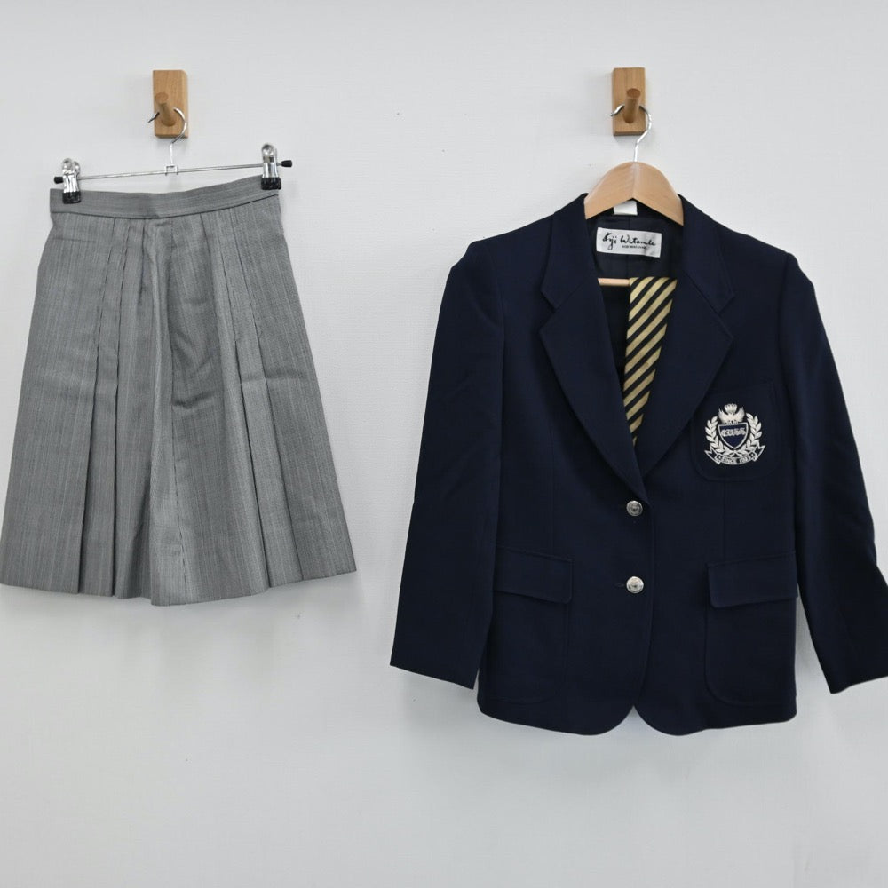 【中古】愛知県 中京大学附属中京高等学校 女子制服 4点（ブレザー・スカート）sf008386