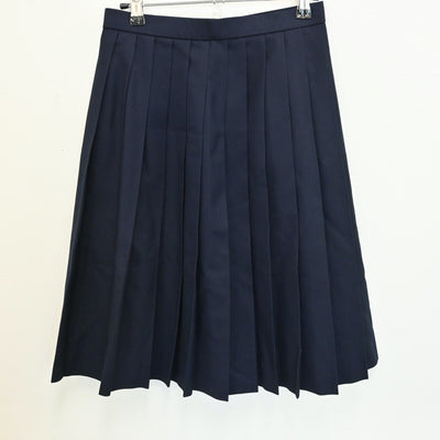 【中古】北海道 簾舞中学校 女子制服 4点（ブレザー・ベスト・スカート）sf008399