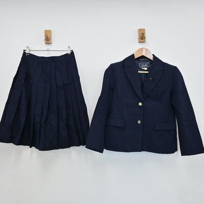 【中古】埼玉県 大宮高等学校 女子制服 3点（ブレザー・スカート）sf008403