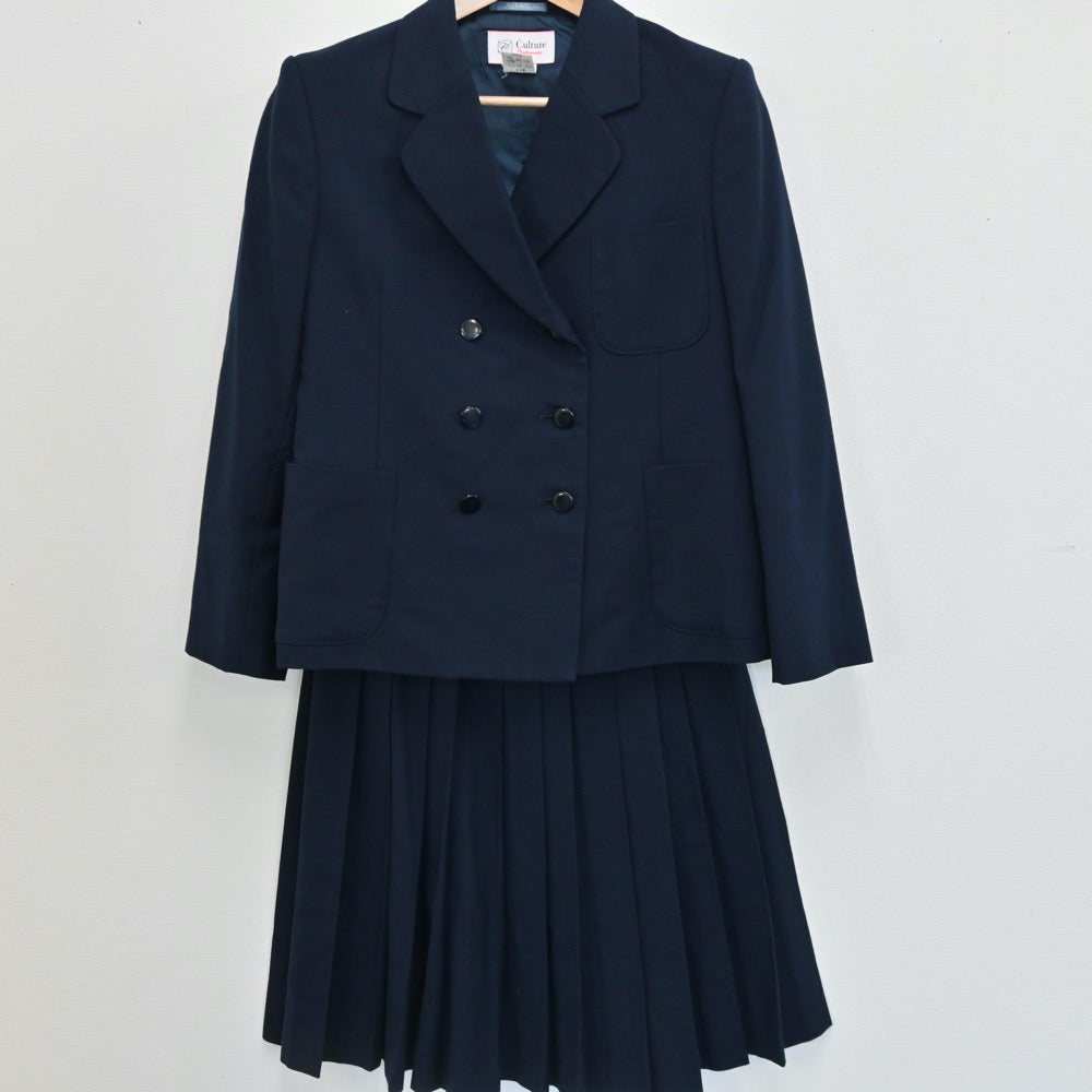 【中古】埼玉県 馬宮中学校 女子制服 3点（ブレザー・ベスト・スカート）sf008413