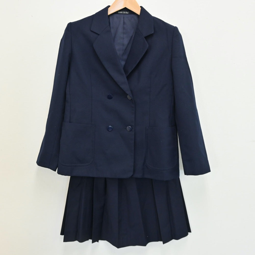 【中古】神奈川県 桜丘高等学校 女子制服 3点（ブレザー・ベスト・スカート）sf008425