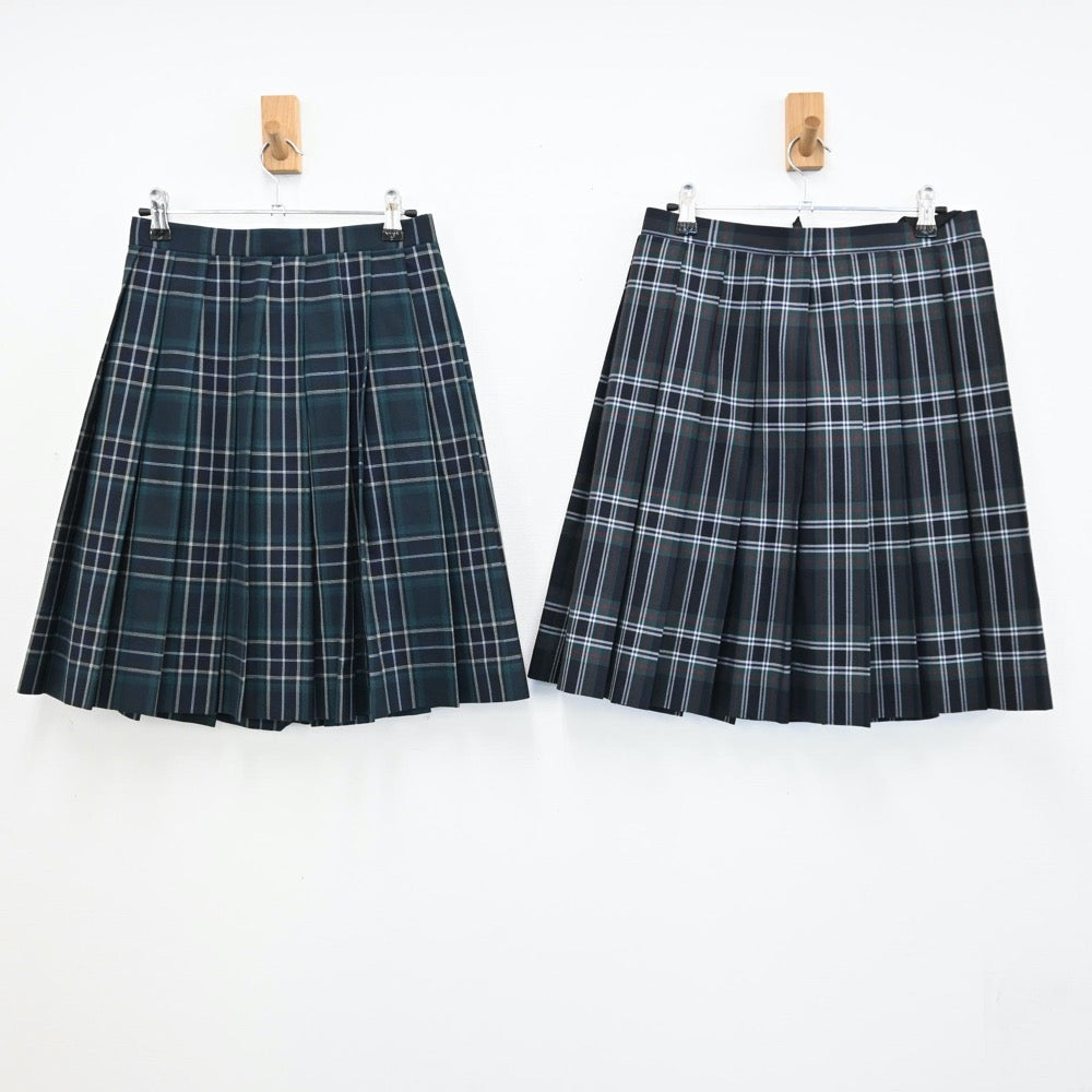 【中古】東京都 文京学院大学女子高等学校 女子制服 6点（ブレザー・ニット・スカート・スカート）sf008443