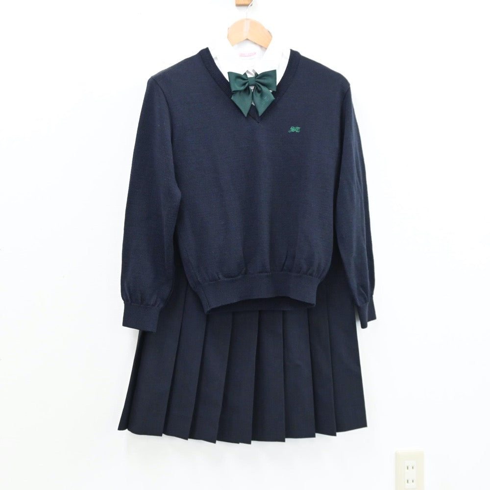 中古制服】北海道 札幌月寒高等学校 女子制服 7点（ブレザー・シャツ・ニット・スカート）sf008460【リサイクル学生服】 | 中古制服通販パレイド