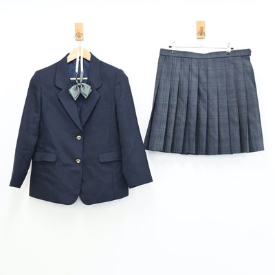 【中古】神奈川県 保土ヶ谷高等学校 女子制服 3点（ブレザー・スカート）sf008472