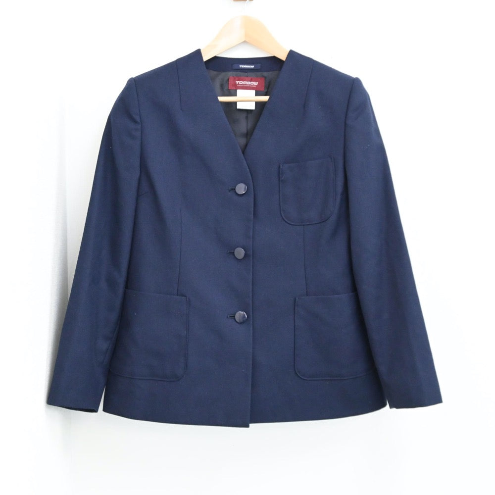 中古制服】東京都 世田谷区立富士中学校 女子制服 5点（ブレザー