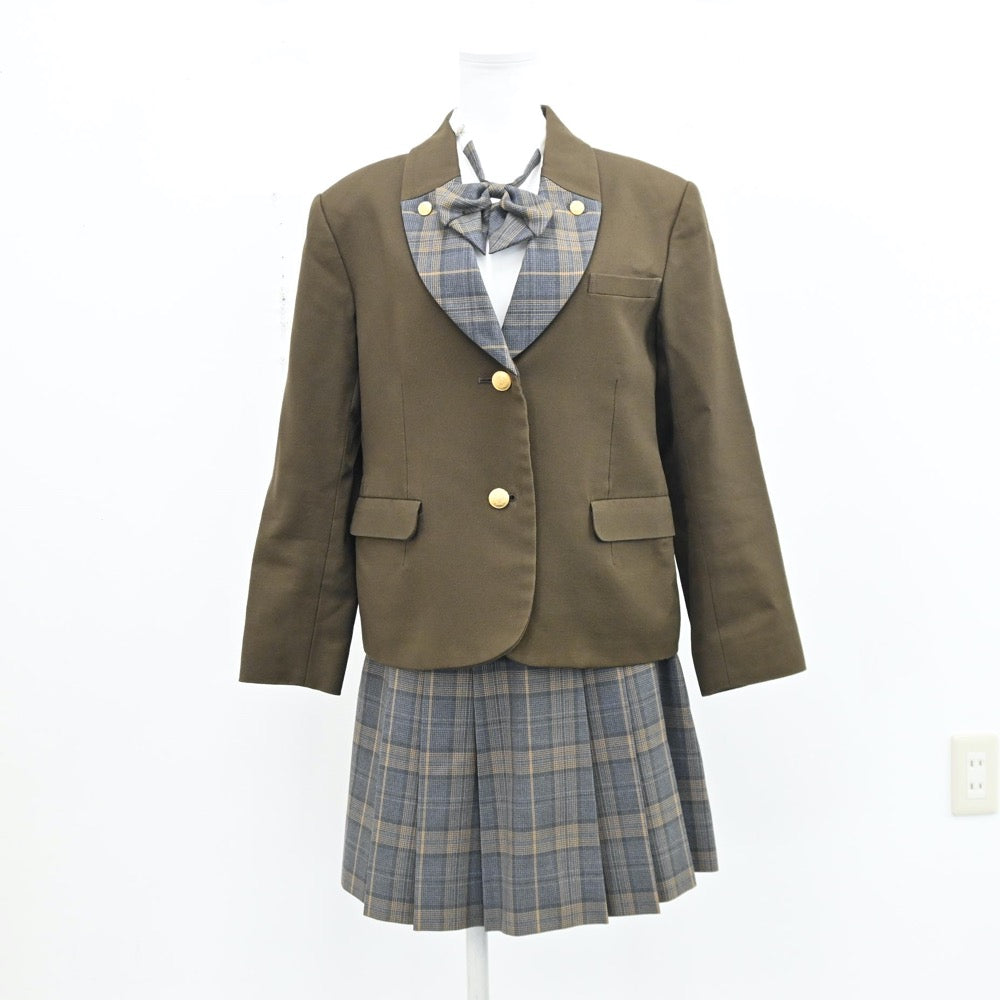 【中古】神奈川県 横浜市立戸塚高等学校 女子制服 5点（ブレザー・ベスト・スカート）sf008490