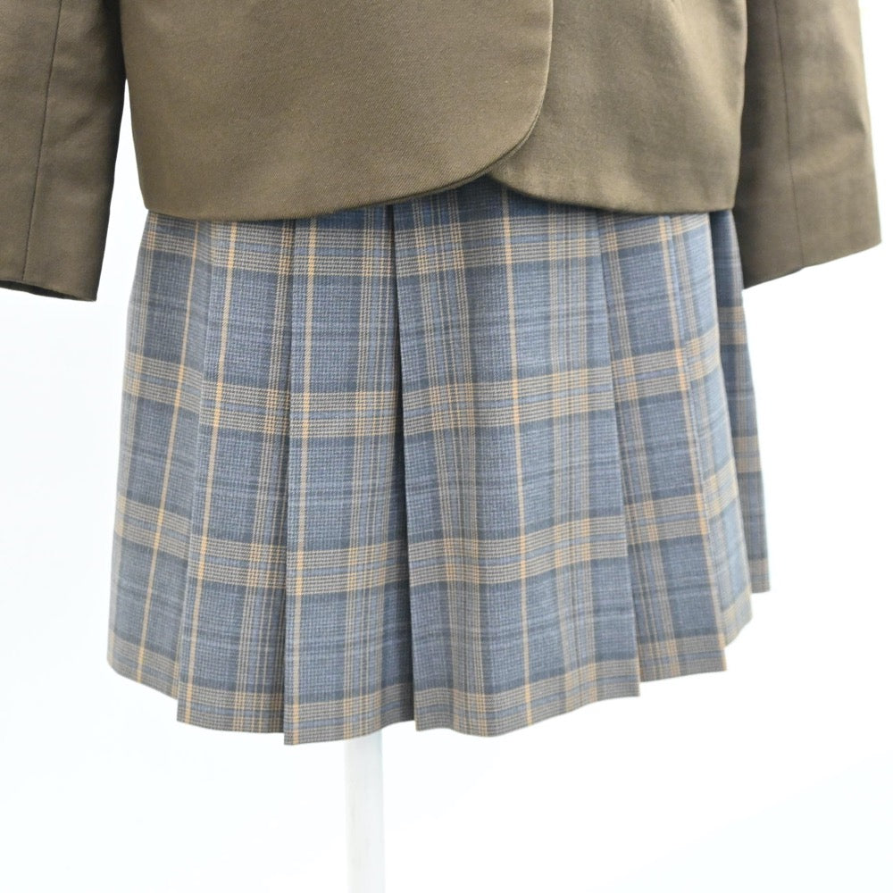 【中古】神奈川県 横浜市立戸塚高等学校 女子制服 5点（ブレザー・ベスト・スカート）sf008490