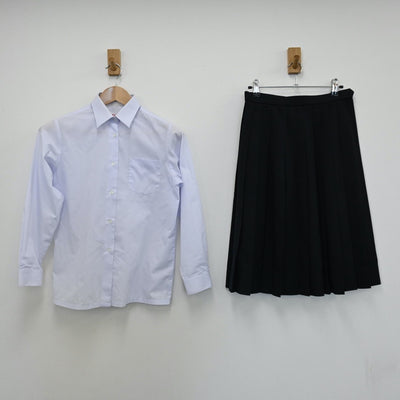 【中古】長崎県 東高等学校 女子制服 4点（ブレザー・ベスト・シャツ・スカート）sf008521