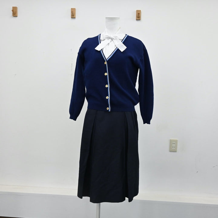 中古制服】兵庫県 神戸海星女子学院高等学校 女子制服 4点（ブレザー・シャツ・ニット・スカート）sf008536【リサイクル学生服】 | 中古制服 通販パレイド