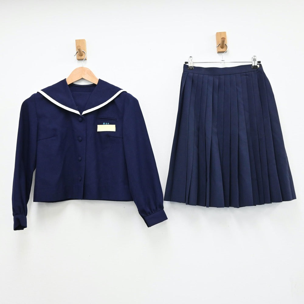 中古制服】沖縄県 読谷中学校 女子制服 2点（セーラー服
