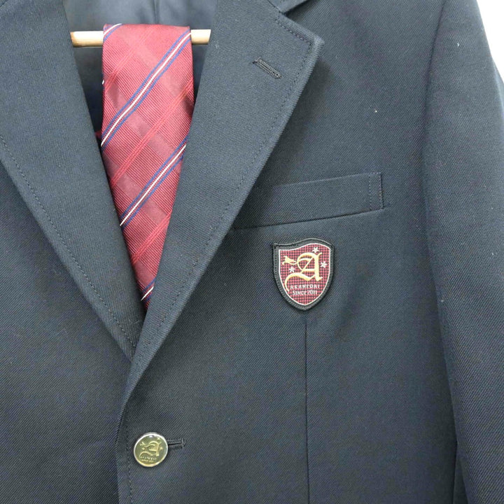 中古制服】神奈川県 あかね台中学校 男子制服 2点（ブレザー