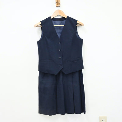 【中古】埼玉県 伊奈学園総合高等学校 女子制服 5点（ブレザー・ベスト・スカート）sf008558