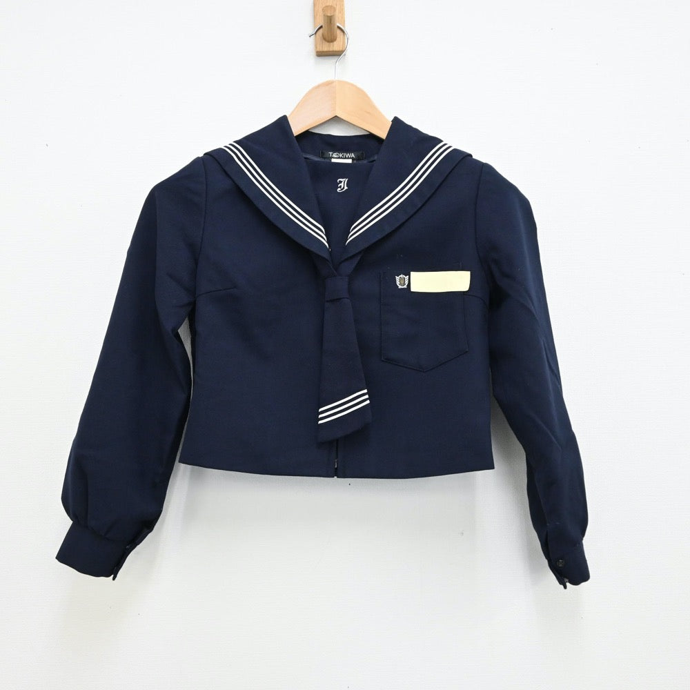 【中古】大分県 大分工業高等学校 女子制服 4点（セーラー服・スカート）sf008583