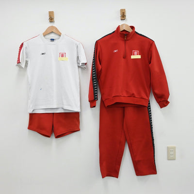 【中古】大分県 大分工業高等学校 女子制服 4点（体操服 上・ジャージ 上・体操服 下・ジャージ 下）sf008585