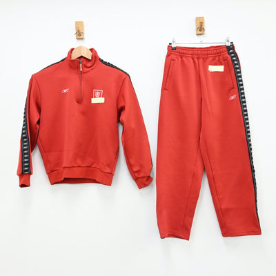 【中古】大分県 大分工業高等学校 女子制服 4点（体操服 上・ジャージ 上・体操服 下・ジャージ 下）sf008585
