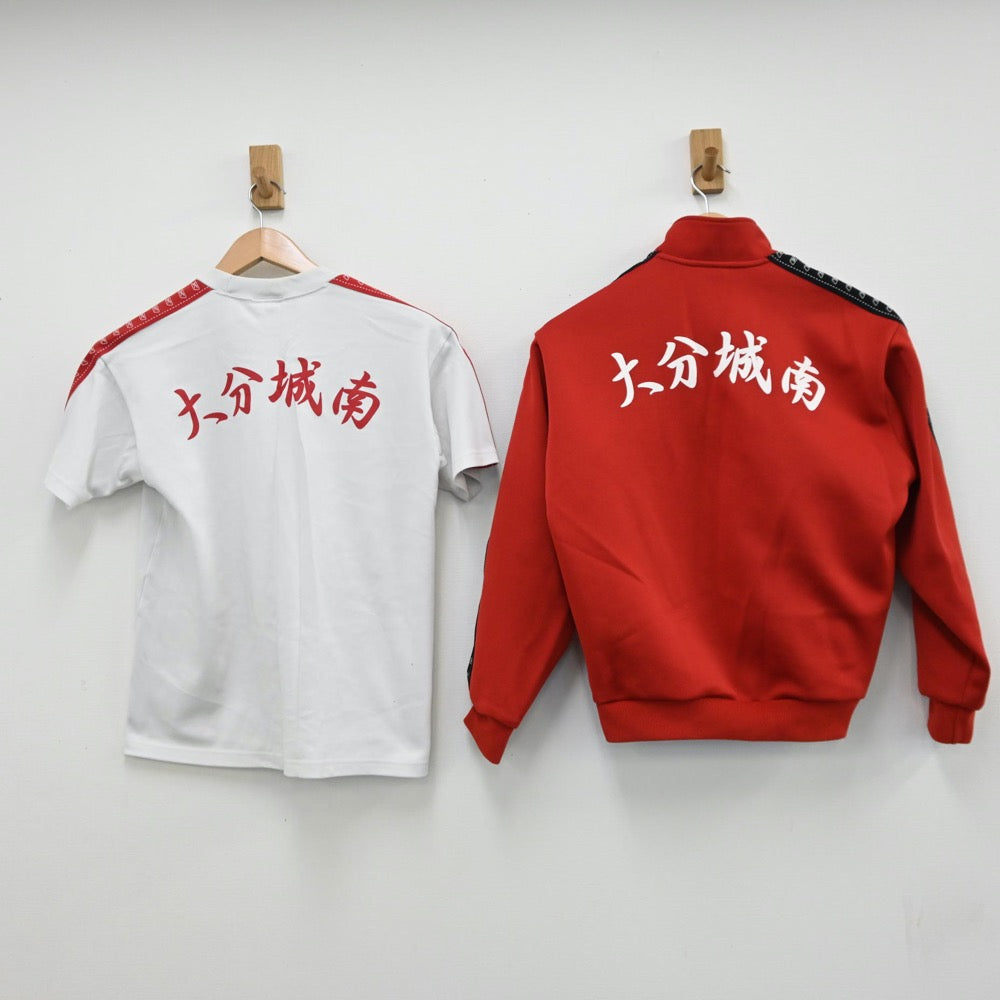 【中古】大分県 大分工業高等学校 女子制服 4点（体操服 上・ジャージ 上・体操服 下・ジャージ 下）sf008585