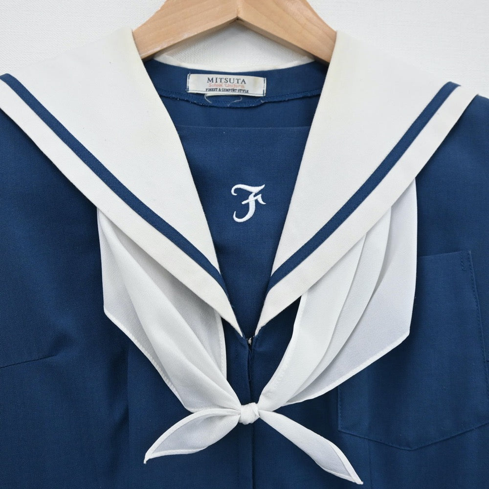 【中古】熊本県 熊本学園大学付属高等学校 女子制服 2点（ワンピース）sf008633