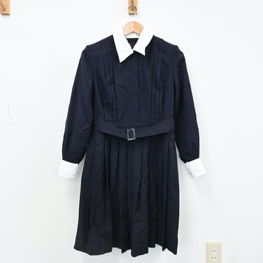 【中古】東京都 山脇学園中学校高等学校 女子制服 2点（ワンピース・ニット）sf008650