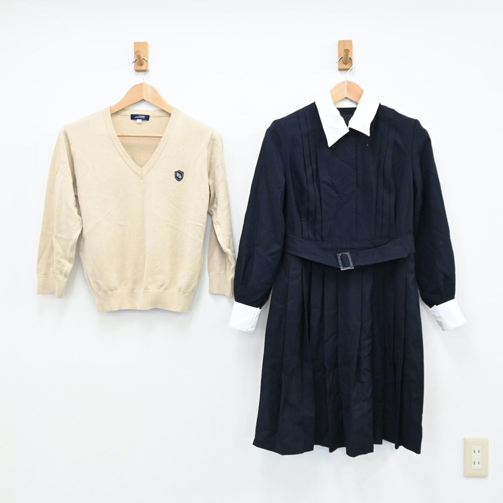 中古制服】東京都 山脇学園中学校高等学校 女子制服 2点（ワンピース・ニット）sf008650【リサイクル学生服】 | 中古制服通販パレイド