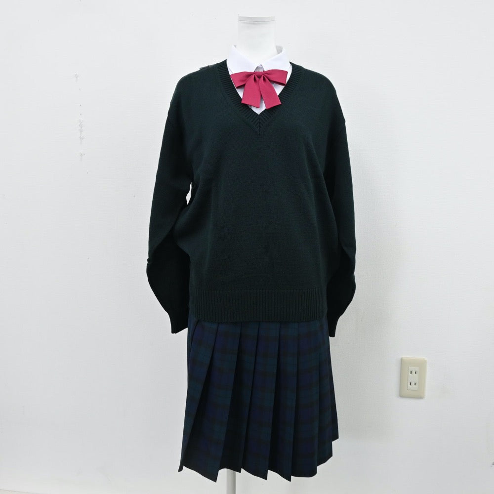 【中古】宮城県 仙台育英学園高等学校 女子制服 7点（ブレザー・ニット・シャツ・スカート）sf008655