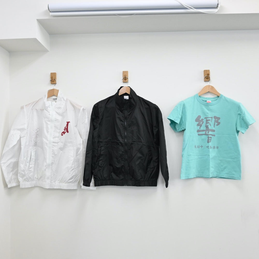 【中古】静岡県 袋井市立浅羽中学校 女子制服 3点（部活ユニフォーム 上・部活ユニフォーム 上）sf008661