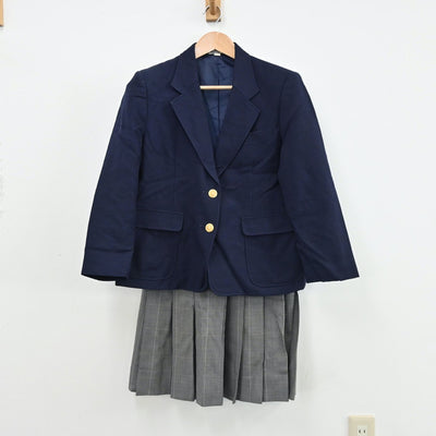 【中古】大阪府 近畿大学附属高等学校 女子制服 3点（ブレザー・スカート）sf008666