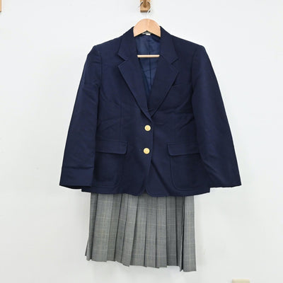 【中古】大阪府 近畿大学附属高等学校 女子制服 3点（ブレザー・スカート）sf008666