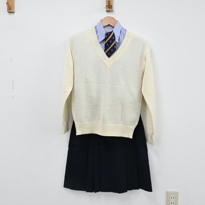 【中古】東京都 東海大学附属高輪台高等学校 女子制服 9点（ブレザー・ベスト・シャツ・ニット・スカート）sf008670