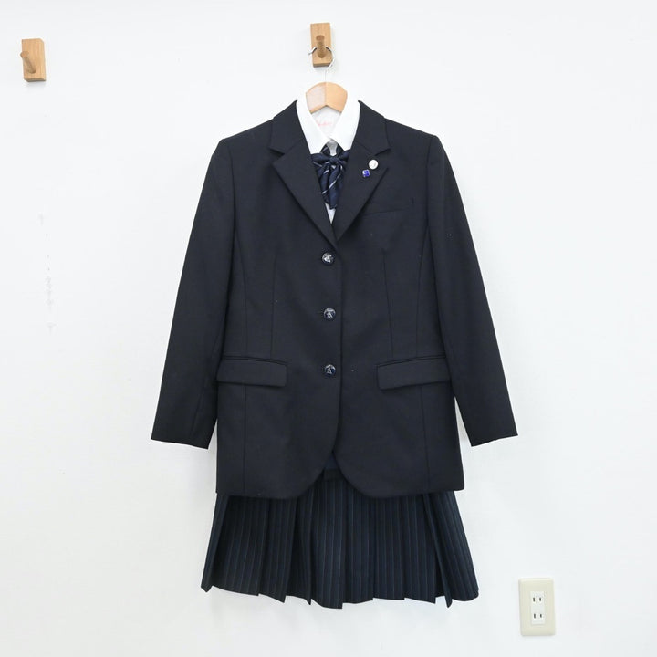 【中古】大阪府 大阪薫英女学院高等学校 女子制服 5点（ブレザー・シャツ・スカート）sf008677