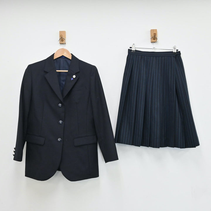 【中古】大阪府 大阪薫英女学院高等学校 女子制服 5点（ブレザー・シャツ・スカート）sf008677