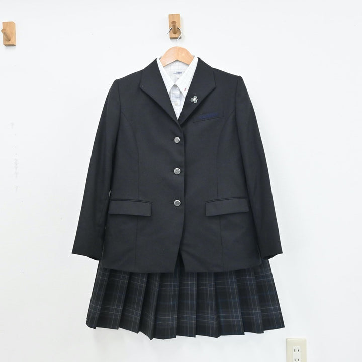 【中古制服】鹿児島県 鹿児島県立串良商業高校 女子制服 5点（ブレザー・シャツ・スカート）sf008684【リサイクル学生服】 | 中古制服通販パレイド