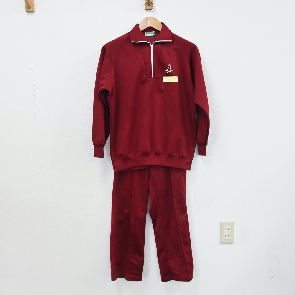 【中古】青森県 青森県立青森西高校 女子制服 3点（体操服 上・ジャージ 上・ジャージ 下）sf008692