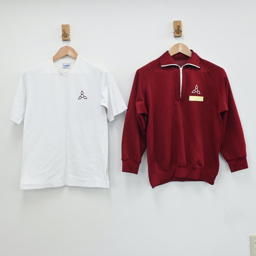【中古】青森県 青森県立青森西高校 女子制服 2点（体操服 上・ジャージ 上）sf008703
