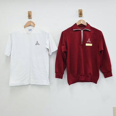 【中古】青森県 青森県立青森西高校 女子制服 2点（体操服 上・ジャージ 上）sf008703