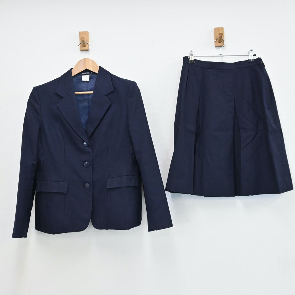 【中古】埼玉県 坂戸西高等学校 女子制服 3点（ブレザー・ベスト・スカート）sf008716