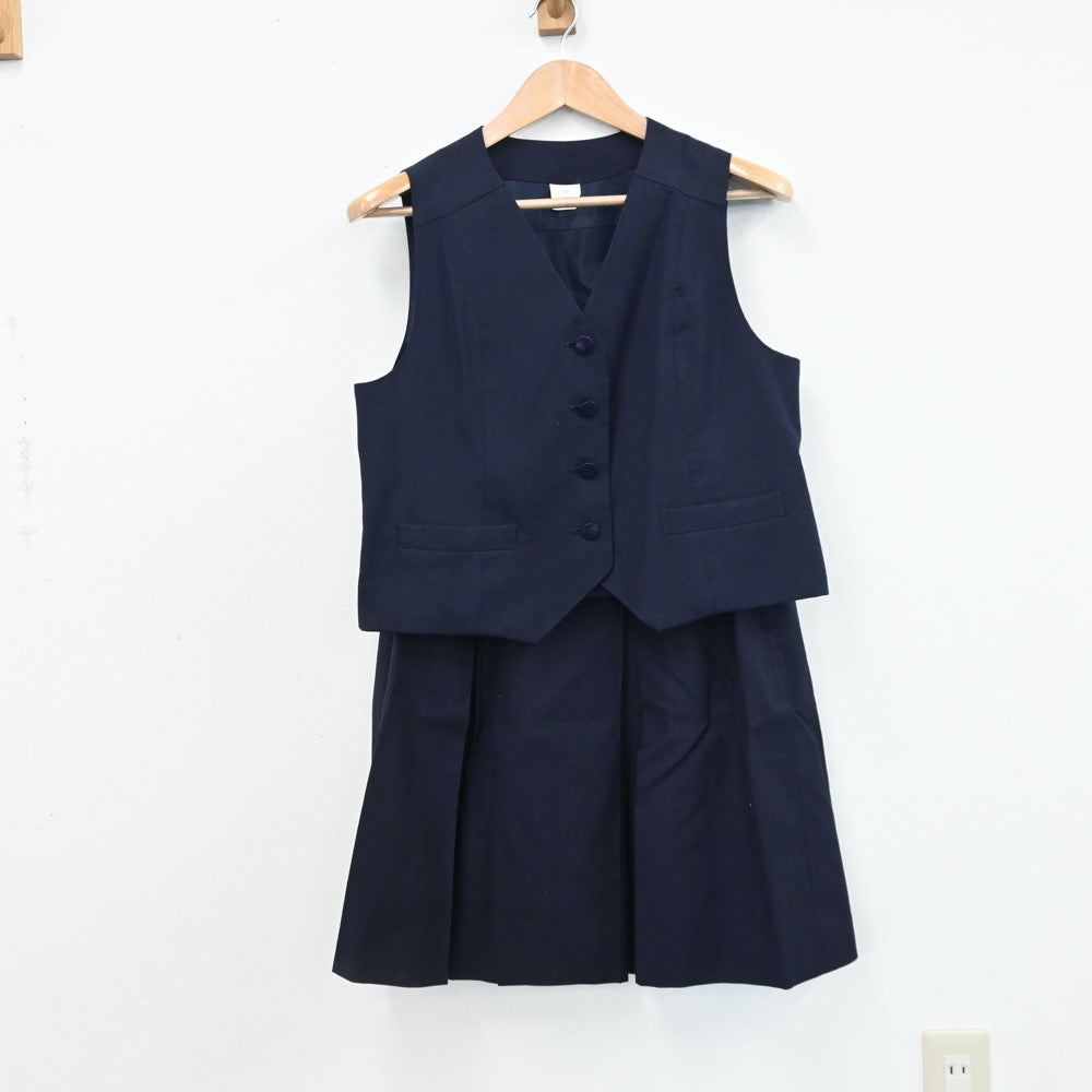 【中古】埼玉県 坂戸西高等学校 女子制服 3点（ブレザー・ベスト・スカート）sf008716