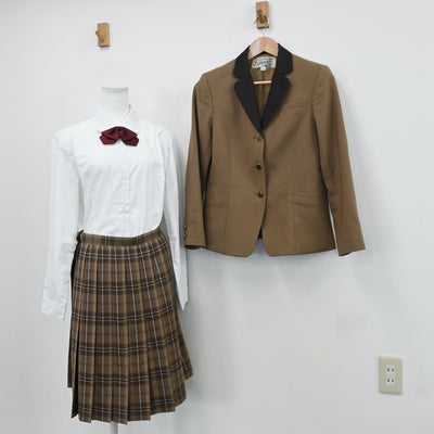 【中古】静岡県 不二聖心女子学院高等学校 女子制服 5点（ブレザー・シャツ・スカート）sf008717